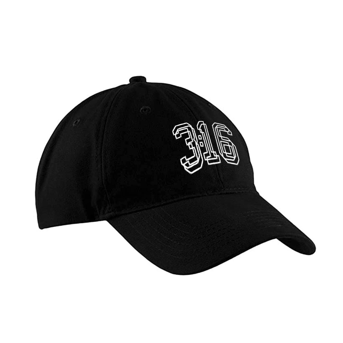 3:16 Classic Dad Hat - Black