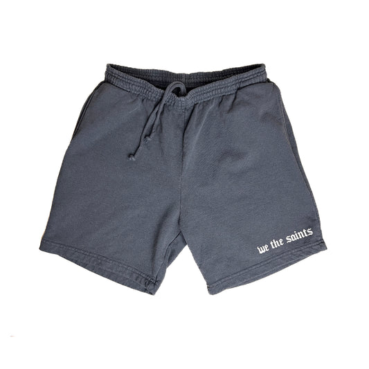 We the Saints Heavy Fleece Shorts - Vintage Black