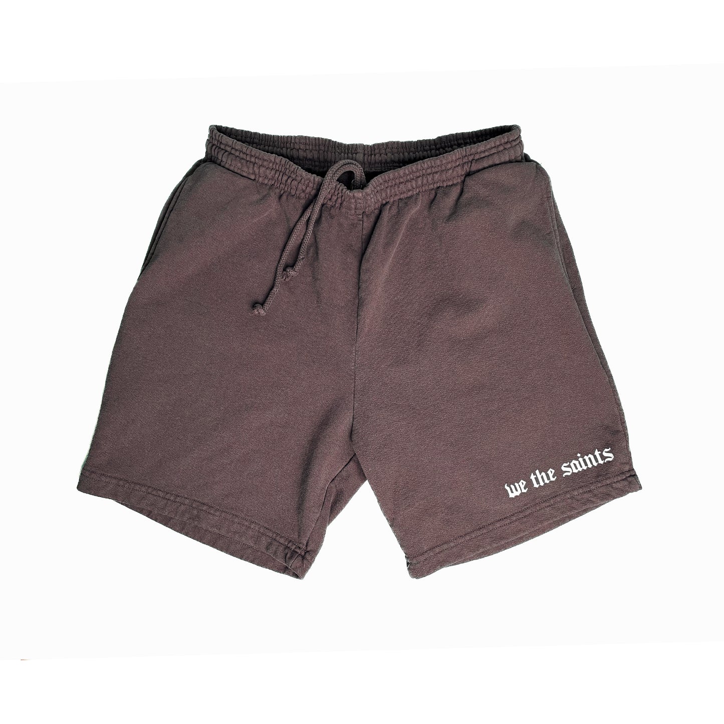 We the Saints Heavy Fleece Shorts - Chocolate