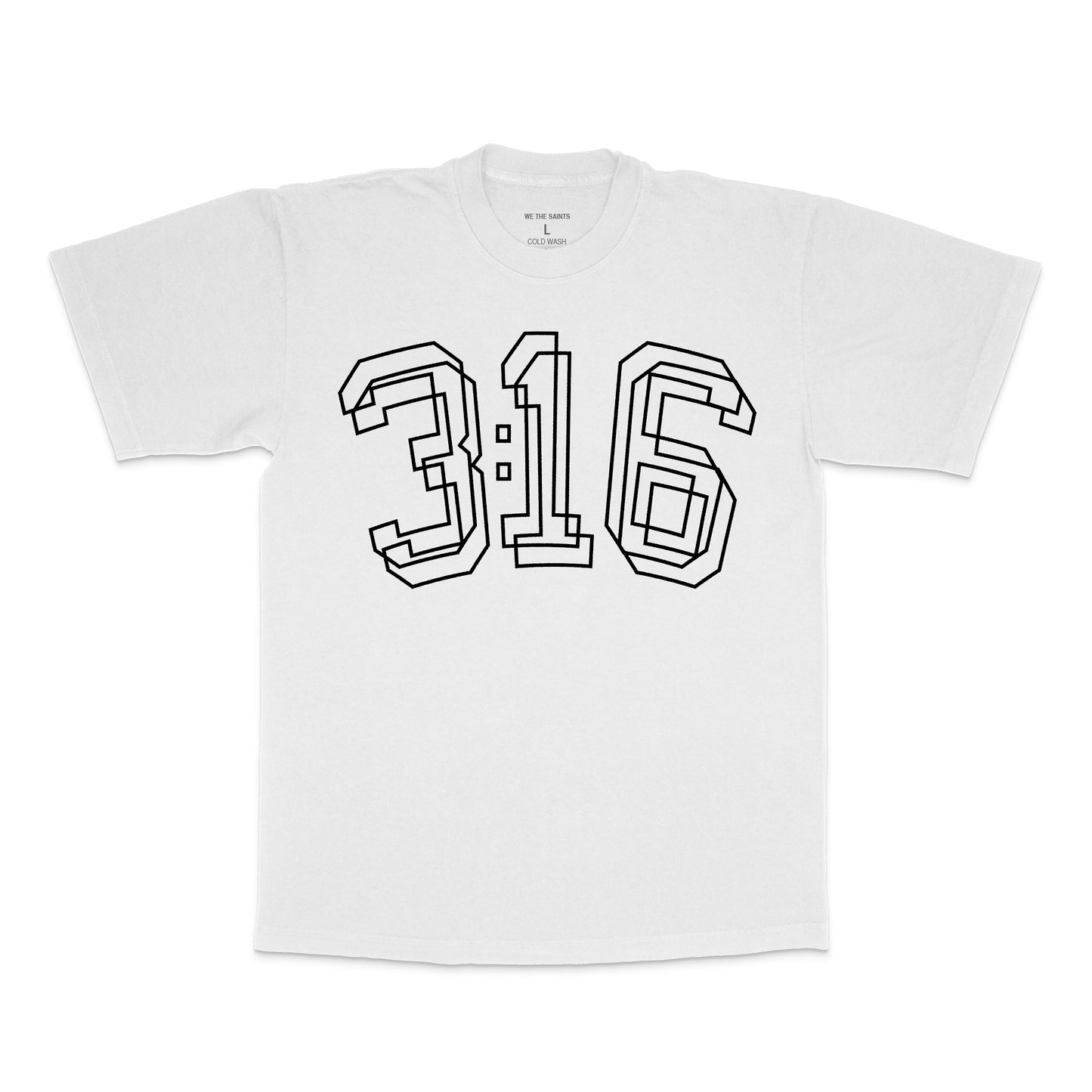 3:16 White T-Shirt